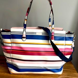 Kate Spade | Diaper / Work Bag | Large | Striped